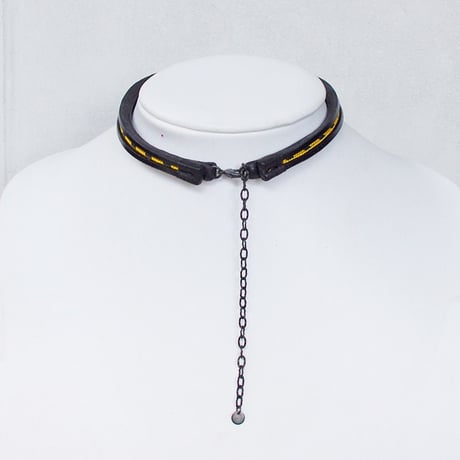 PARACHUTE CODE & leather choker