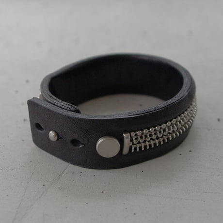 ZIP CHAIN leather bracelet