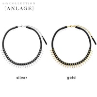 THORN leather necklace