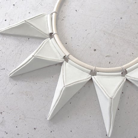 TRIANGULAR pyramid big necklace