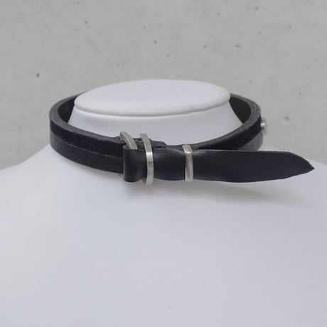 BI COLOR leather D choker