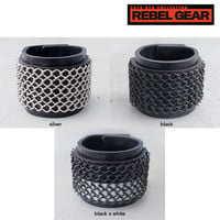 CHAIN FENCE & leather bracelet