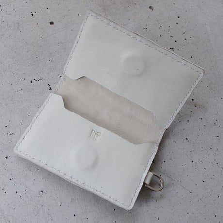 BI COLOR staple leather card case
