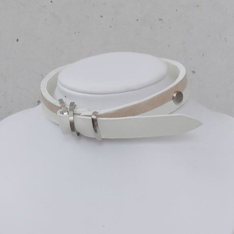 BI COLOR leather D choker