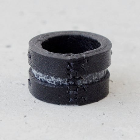 LINE leather ring
