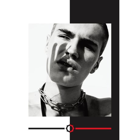 INDUSTRIAL chain short necklace