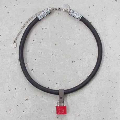 SHOCK CODE padlock necklace