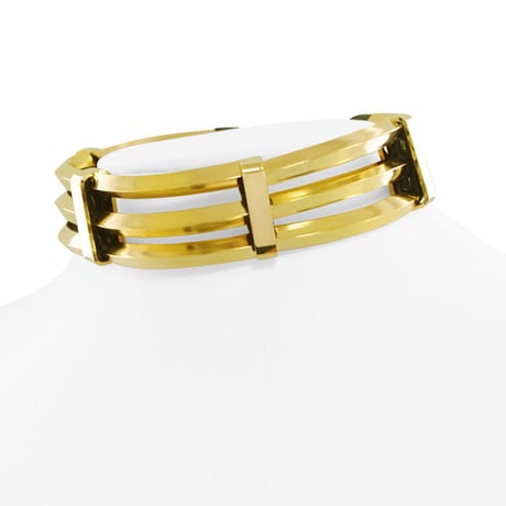 TRIPLICATE metal tube choker
