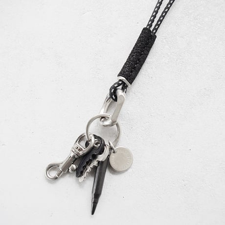 RUBBER CODE & multi charm necklace