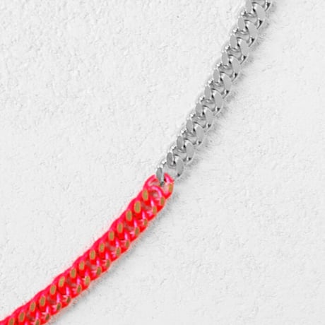 BI COLOR chain short necklace