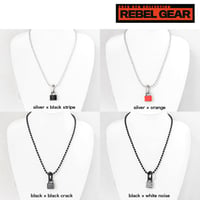 PADLOCK & chain bits short necklace