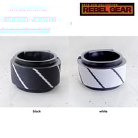 OBLIQUE LINE nylon & leather bracelet