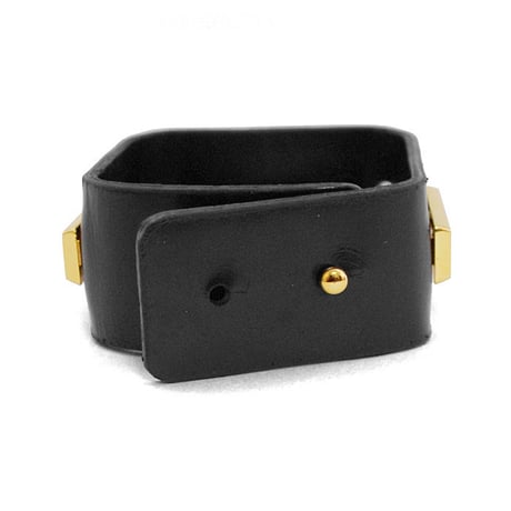 SQUARE shape leather bracelet