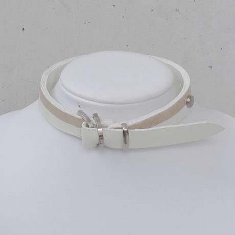 BI COLOR leather D choker