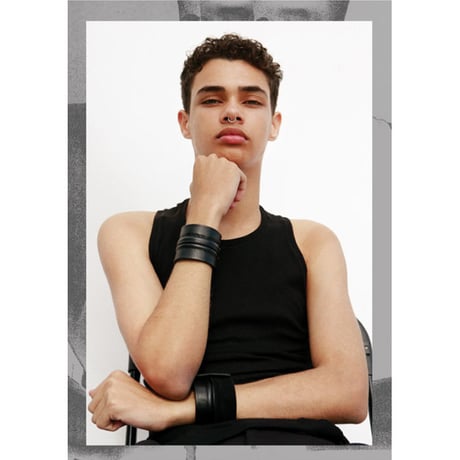 LEATHER LUMP bracelet