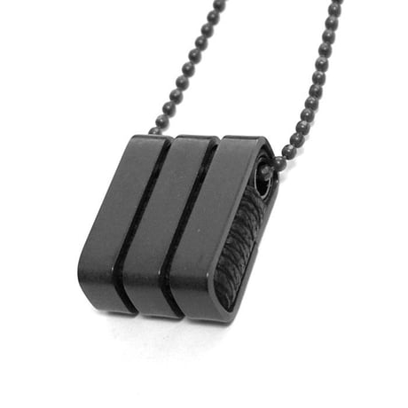 3 BARS long chain necklace
