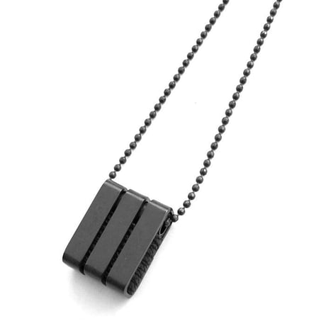 3 BARS long chain necklace