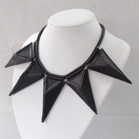 TRIANGULAR pyramid big necklace