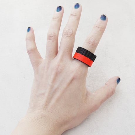 REBEL GEAR leather ring