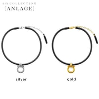 OMEGA leather necklace