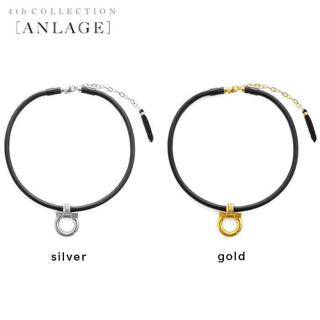 OMEGA leather necklace