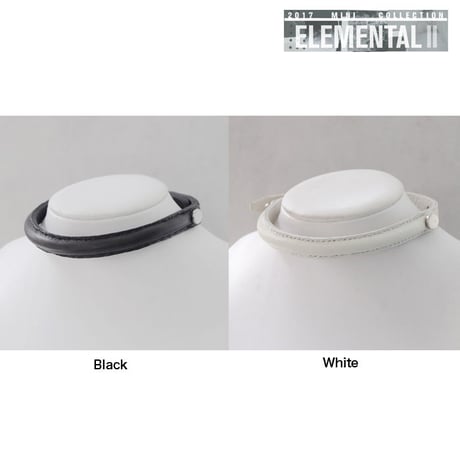 LEATHER LUMP choker