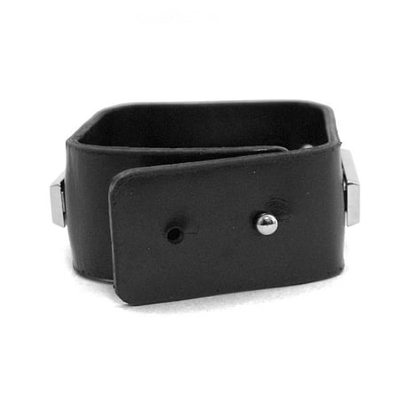 SQUARE shape leather bracelet