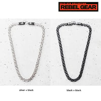 DOUBLE CHAIN middle necklace