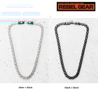 DOUBLE CHAIN middle necklace