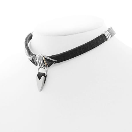 TUSK jewel choker (black × black)