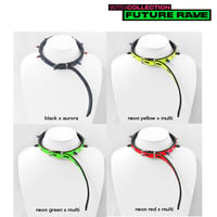 SPIKE leather belt choker