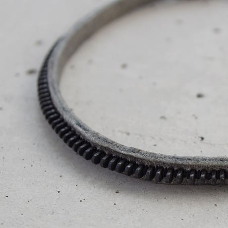 ZIP CHAIN leather choker