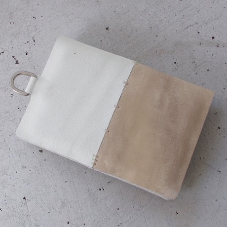 BI COLOR staple leather card case