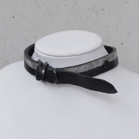 BI COLOR leather D choker