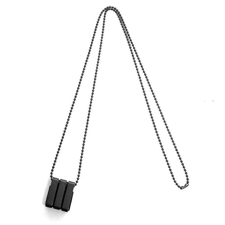 3 BARS long chain necklace