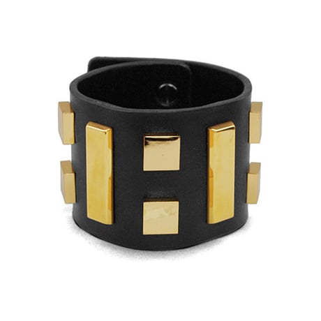 8 SQUARES leather bracelet
