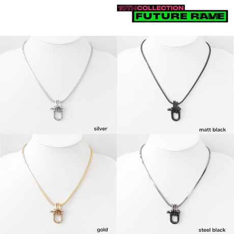 INDUSTRIAL SHACKLE short  necklace