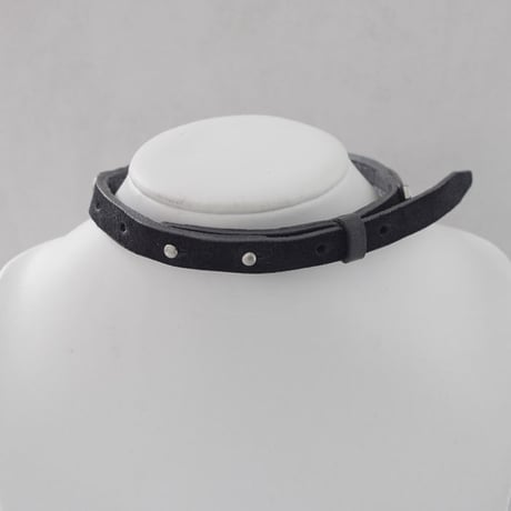 LEATHER LUMP choker