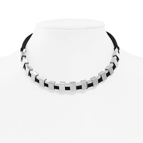 INDUSTRIAL leather necklace