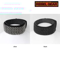 CHAIN FENCE & leather choker