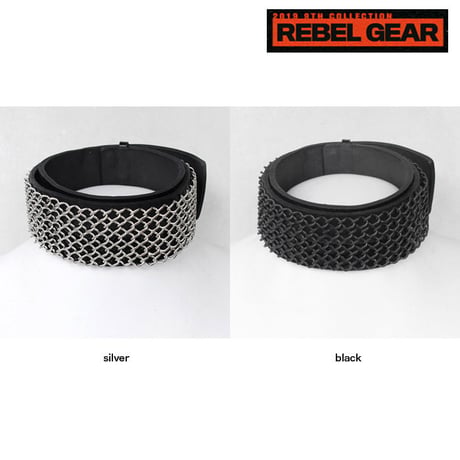 CHAIN FENCE & leather choker