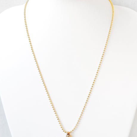 SPIKE & ball chain middle necklace