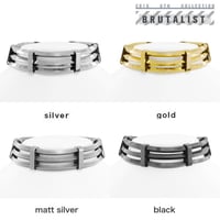 TRIPLICATE metal tube choker