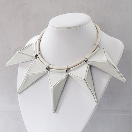 TRIANGULAR pyramid big necklace