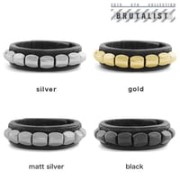 CHEVRON studs leather bracelet