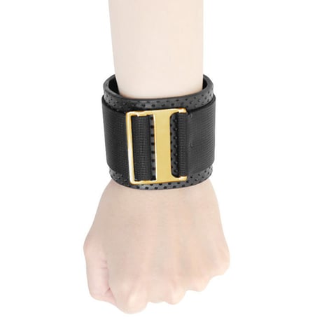 BUCKLE & BELT punching leather bracelet