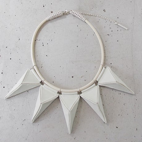 TRIANGULAR pyramid big necklace