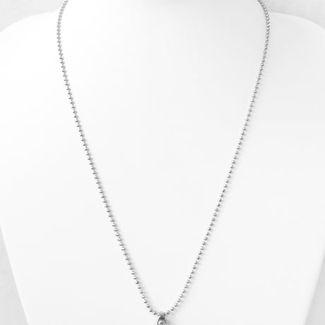 SPIKE & ball chain middle necklace