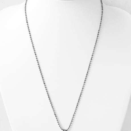 SPIKE & ball chain middle necklace
