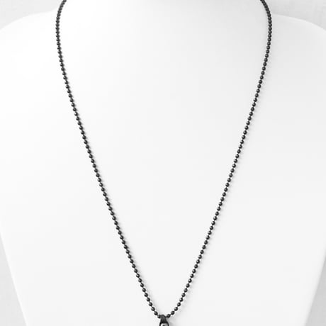 SPIKE & ball chain middle necklace